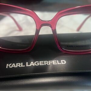 Karl Lagerfeld Vibrant Pink Glasses